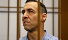 Le citoyen français Laurent Vinatier lors de sa comparution devant le tribunal de Moscou