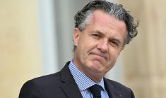 Le ministre de la Transition écologique Christophe Béchu, le 4 octobre 2023. ( AFP / BERTRAND GUAY )