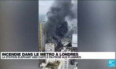 Royaume-Uni: incendie spectaculaire dans le centre de Londres