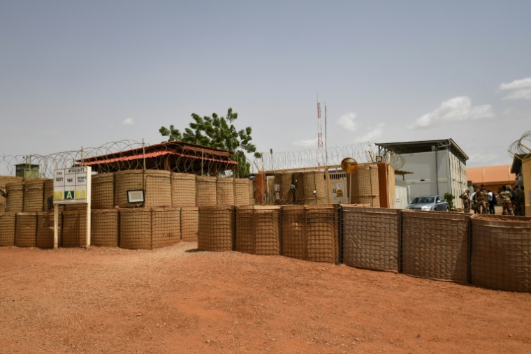 Vue générale de la base militaire 101 , à Niamey, le 15 juillet 2022 ( AFP / BERTRAND GUAY )