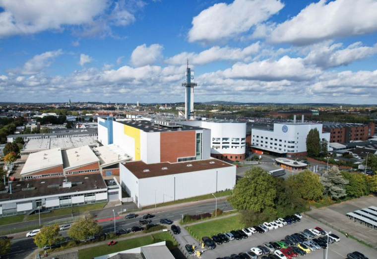 Usine du constructeur automobile allemand Volkswagen à Osnabrueck