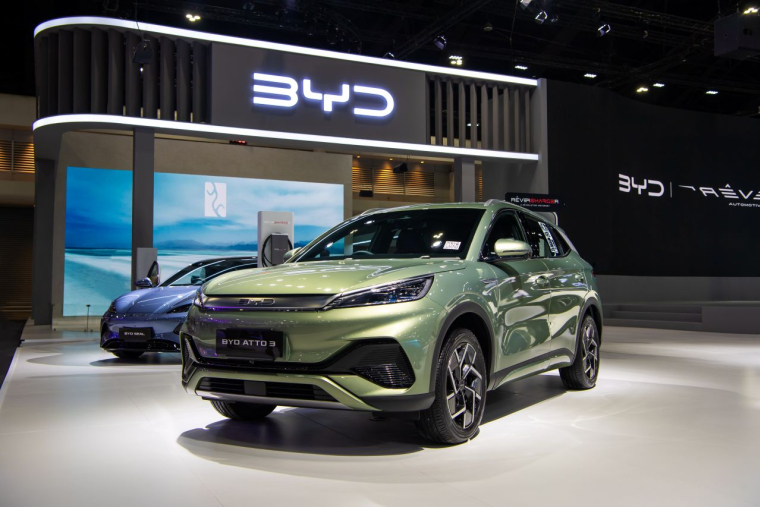 une voiture byd (Crédits: Adobe Stock)