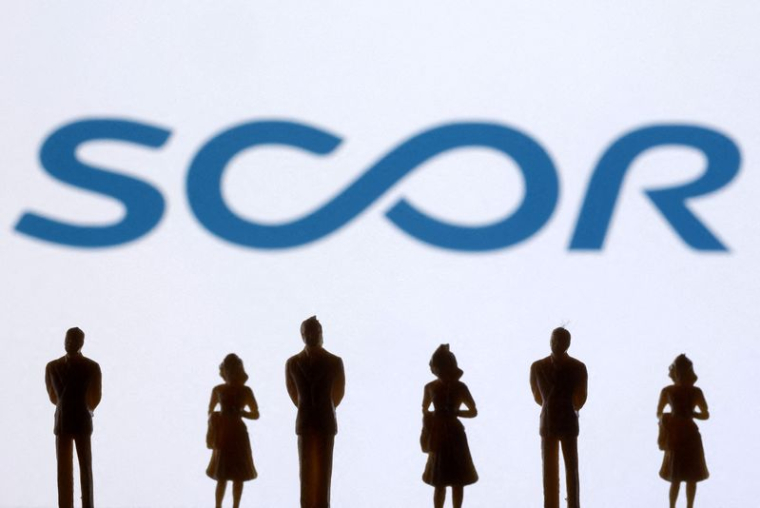 L'illustration montre le logo de SCOR