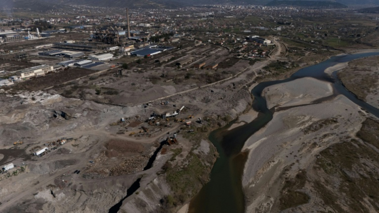 Elbasan, le 7 mars 2025, en Albanie ( AFP / Adnan Beci )