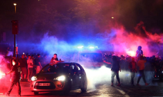 Champions League - Final - Paris St Germain fans gather in Paris