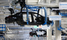 Une voiture à Sindelfingen près de Stuttgart en Allemagne