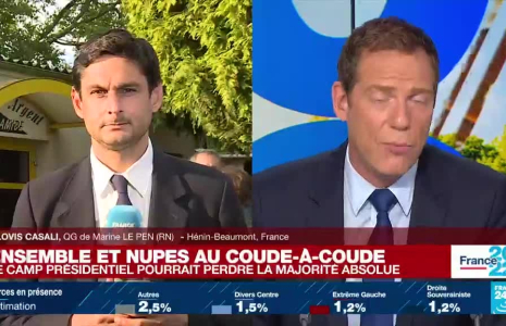 Législatives : Marine Le Pen se dirige vers un second tour dans le Pas-de-Calais