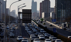 Heure de pointe du matin à Pékin