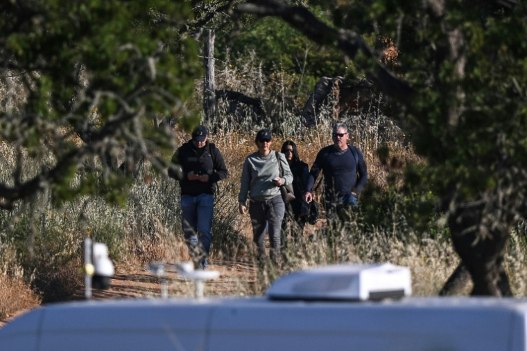 Opérations de recherche dans le cadre de l'enquête sur la disparition de Maddie McCann sur la commune de Lagos, dans le sud du Portugal, le 5 juin 2025 ( AFP / Patricia DE MELO MOREIRA )