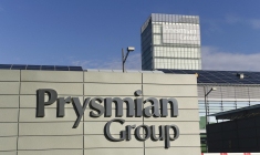 Le siège de Prysmian Group à Milan. ( AFP / MIGUEL MEDINA )
