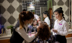 Un salon de coiffure en Chine