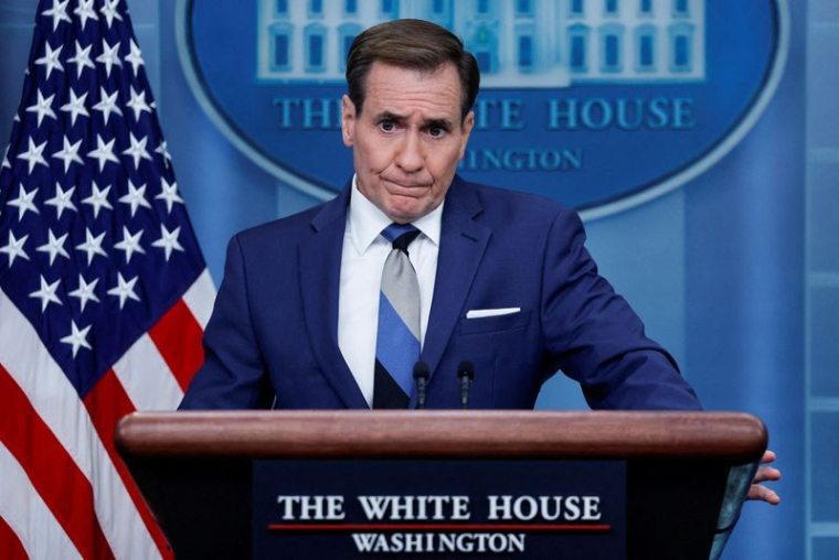 John Kirby, coordonnateur des communications stratégiques du Conseil de sécurité nationale de la Maison Blanche à Washington, aux États-Unis