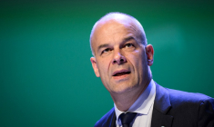 Arnaud Rousseau à Angers, le 30 mars 2023. ( AFP / LOIC VENANCE )