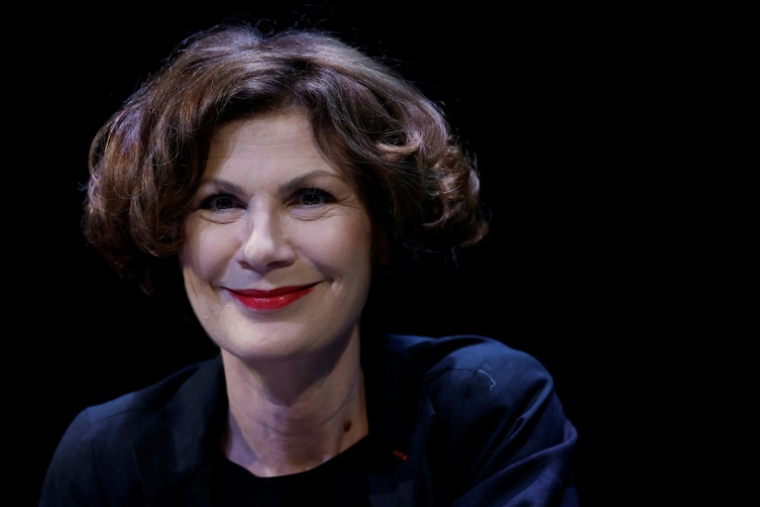 L'entrepreneure Dominique Carlac'h à Paris, le 11 avril 2026 ( AFP / Ian LANGSDON )