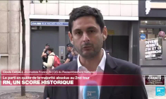 Législatives : Marine Le Pen arrive au QG du RN pour une réunion du bureau exécutif