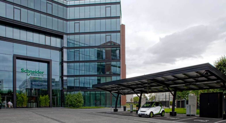 L'action Schneider Electric grimpe déjà de 13% depuis le début de l'année. (© Schneider Electric)