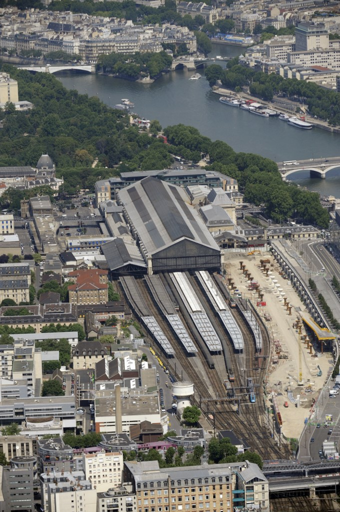 Le quartier de la gare d'Austerlitz à Paris, le 20 juillet 2010. ( AFP / BORIS HORVAT )