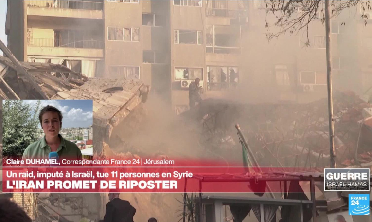 Syrie : un raid, imputé à Israël, tue 11 personnes