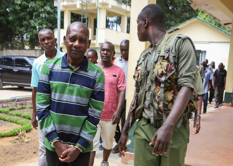 Self-proclaimed pastor Paul Nthenge Mackenzie is accused over hundreds of deaths at his cult compound ( AFP / - )
