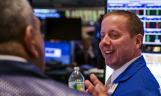 Des traders à la Bourse de New York