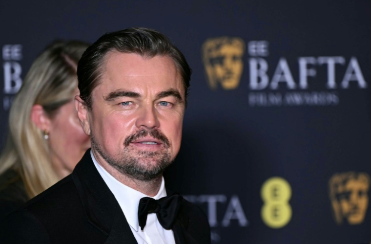 L'acteur américain Leonardo DiCaprio aux Bafta à Londres, le 22 février 2026 ( AFP / JUSTIN TALLIS )