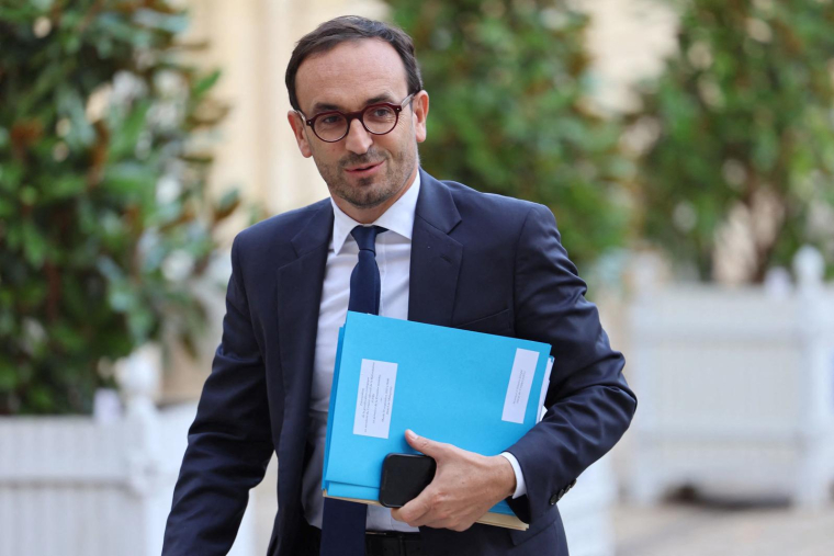 Le ministre des Comptes publics Thomas Cazenave, le 19 septembre 2023. ( AFP / EMMANUEL DUNAND )