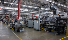 L'usine de production de cordes d'instruments de D'Addario à Farmingdale