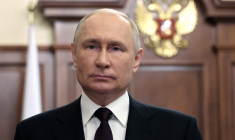 Vladimir Poutine à Moscou, en Russie, le 22 août 2023. ( POOL / MIKHAIL KLIMENTYEV )