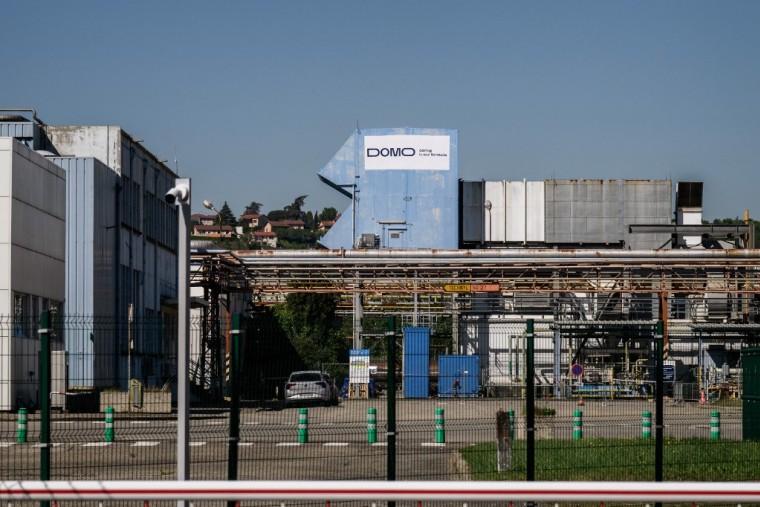 L'usine Domo-Polytechnyl à Saint-Fons. ( AFP / JEFF PACHOUD )