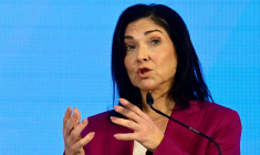 Katherina Reiche, à Berlin, le 7 mai 2025 ( AFP / JOHN MACDOUGALL )