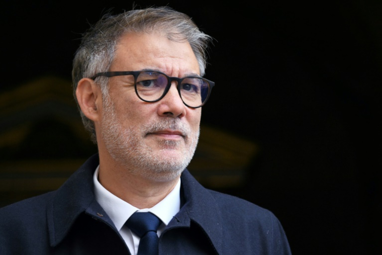 Le premier secrétaire du parti socialiste, Olivier Faure, à Paris le 4 septembre 2025. ( AFP / Bertrand GUAY )