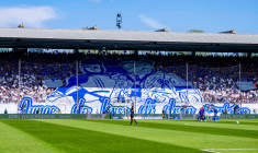 Les supporters de Bochum déchaînés avant le match contre Heidenheim