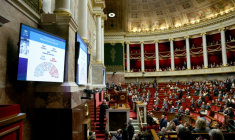 L'Assemblée nationale a passé la seconde mercredi dans l'examen de la proposition de loi "intégrale" contre les violences sexistes et sexuelles ( AFP / Alain JOCARD )