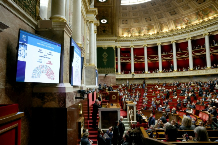 L'Assemblée nationale a passé la seconde mercredi dans l'examen de la proposition de loi "intégrale" contre les violences sexistes et sexuelles ( AFP / Alain JOCARD )
