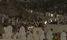 Les fidèles musulmans sur le mont Arafat, étape phare du hajj