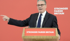 Le Premier ministre britannique Keir Starmer dans le Berkshire (sud de l'Angleterre), le 30 juin 2026 ( POOL / Stefan Rousseau )