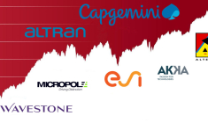 Ce mardi en milieu de journée, neuf valeurs technos figuraient parmi les douze plus fortes hausses de la cote parisienne. (© DR / Sociétés)