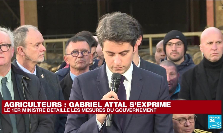 Crise Agricole : Gabriel Attal assure une accélération du versement des aides d'urgence