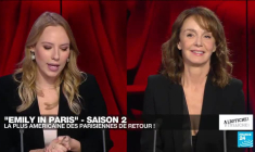Philippine Leroy-Beaulieu présente la nouvelle saison de "Emily in Paris"