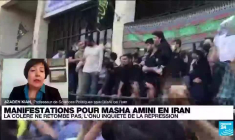 Iran : "c'est la première fois que l'on voit les femmes au devant de la scène contestataire"
