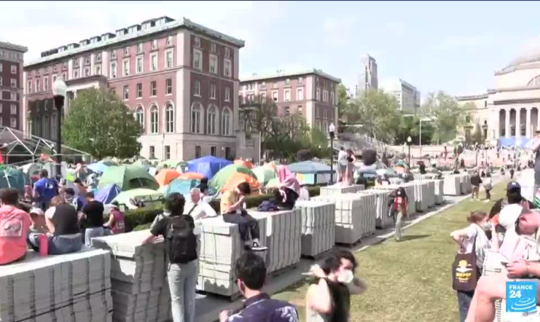 La police de New York a délogé les manifestants pro-palestiniens de l'université Columbia