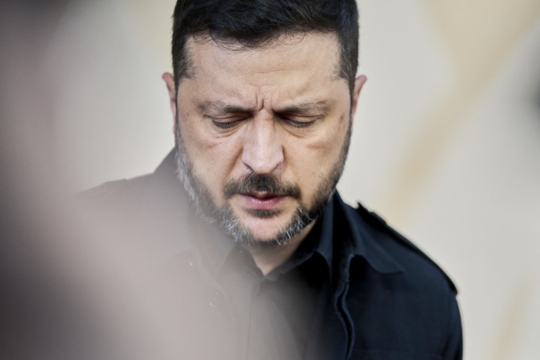 Volodymyr Zelensky à Copenhague, au Danemark, le 2 octobre 2025. ( Ritzau Scanpix / THOMAS TRAASDAHL )