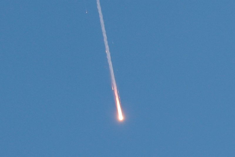 Les missiles lancés par l'Iran en direction d'Israël sont visibles depuis Tubas