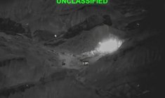 Cette capture d'écran, réalisée le 19 juillet 2026 à partir d'une vidéo diffusée par le Commandement central américain (CENTCOM) le 18 juillet 2026, montre ce que l'armée américaine présente comme des  frappes de précision contre des sites militaires stratégiques iraniens ( US Central Command (CENTCOM) / - )