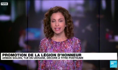 Promotion de la Légion d'honneur : le journaliste Arman Soldin, tué en Ukraine, décoré à titre posthume