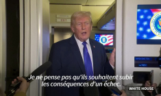 Trump met en garde l'Iran contre "les conséquences de ne pas conclure un accord"