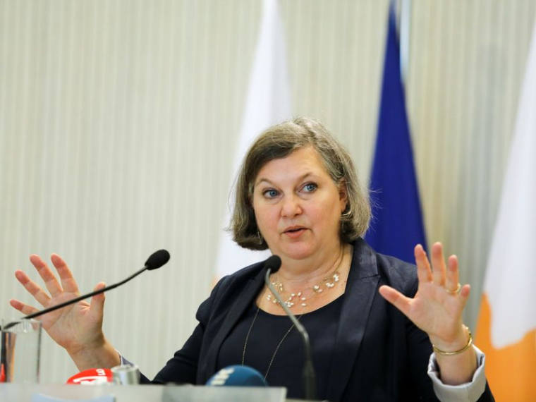 Victoria Nuland à Nicosie, en Chypre