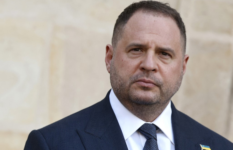Andrii Iermak, à Paris, le 26 mars 2025 ( AFP / LUDOVIC MARIN )