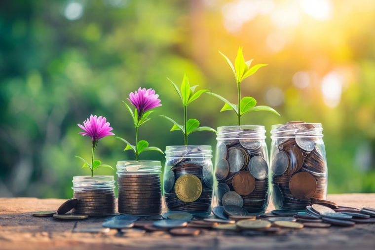 (Crédits photo : Adobe Stock - Economies de la famille réalisées au printemps grâce à des pratiques et gestes vertueux)