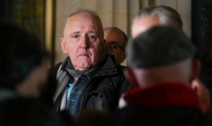 Dany Laprince à la Cour de Cassation de Paris le 23 janvier 2025 ( AFP / Dimitar DILKOFF )